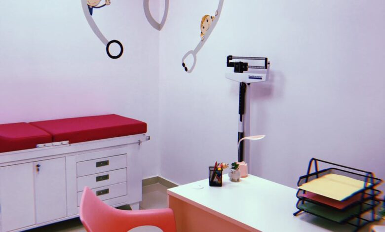 Unidad de Pediatría, examen visual