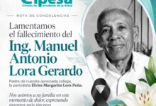 CIPESA lamenta fallecimiento padre Elvira Lora